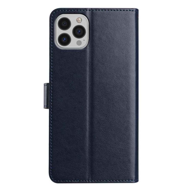 For iPhone 14 Pro Lambskin 8-card Slot Leather Phone Case