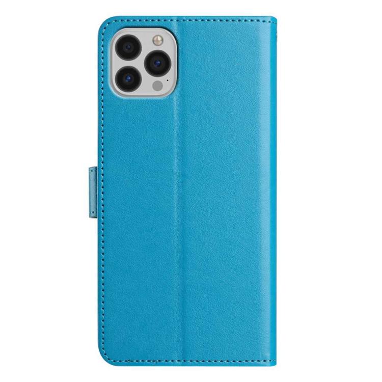 For iPhone 14 Pro Max Lambskin 8-card Slot Leather Phone Case