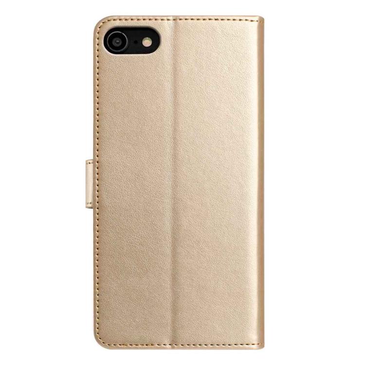 For iPhone SE 2022 / SE 2020 / 8 Lambskin 8-card Slot Leather Phone Case