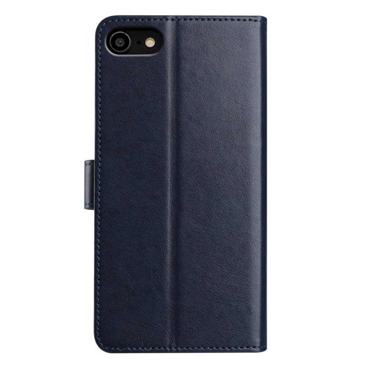 For iPhone SE 2022 / SE 2020 / 8 Lambskin 8-card Slot Leather Phone Case