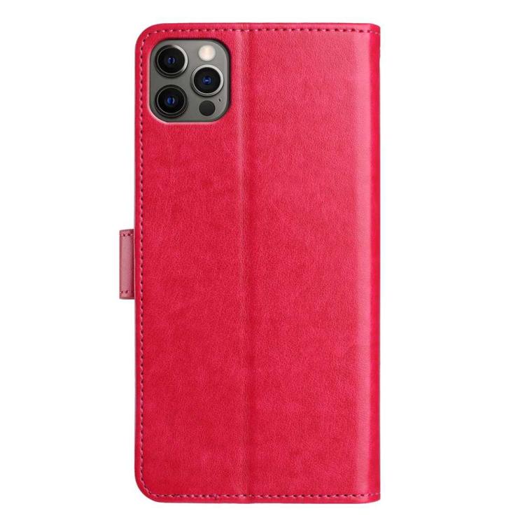 For iPhone 12 / 12 Pro Lambskin 8-card Slot Leather Phone Case