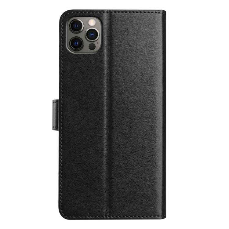 For iPhone 12 / 12 Pro Lambskin 8-card Slot Leather Phone Case