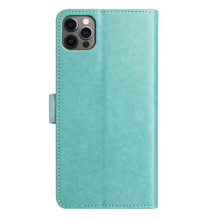 For iPhone 12 / 12 Pro Lambskin 8-card Slot Leather Phone Case