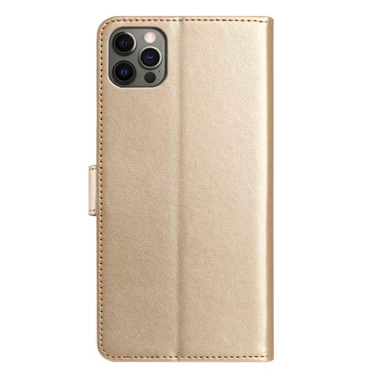 For iPhone 12 Pro Max Lambskin 8-card Slot Leather Phone Case