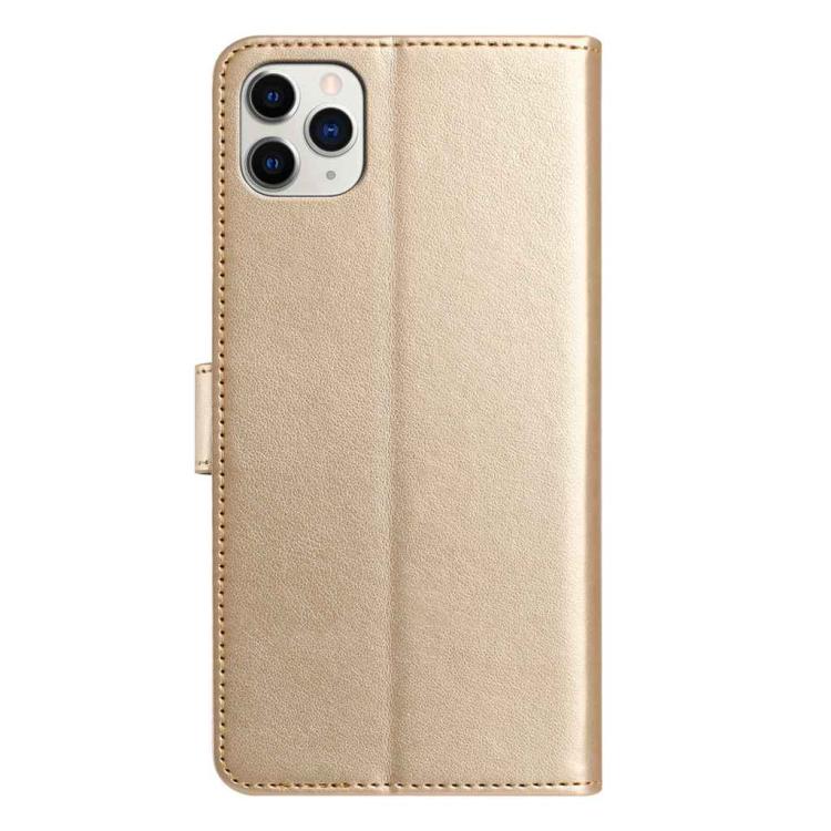 For iPhone 11 Pro Max Lambskin 8-card Slot Leather Phone Case