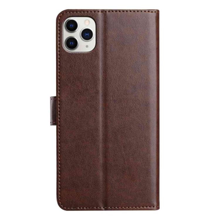 For iPhone 11 Pro Lambskin 8-card Slot Leather Phone Case