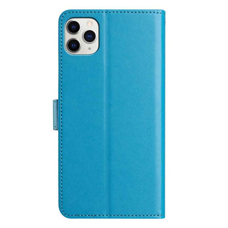 For iPhone 11 Pro Lambskin 8-card Slot Leather Phone Case