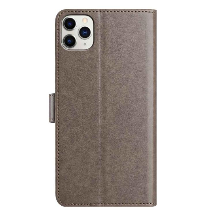 For iPhone 11 Pro Lambskin 8-card Slot Leather Phone Case