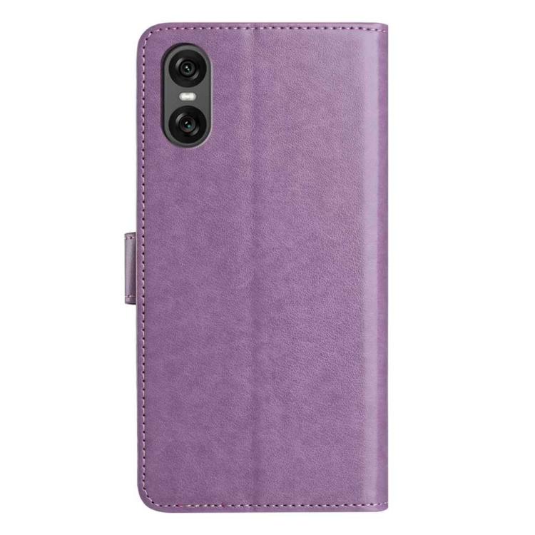 For Sony Xperia 10 VI Lambskin 8-card Slot Leather Phone Case