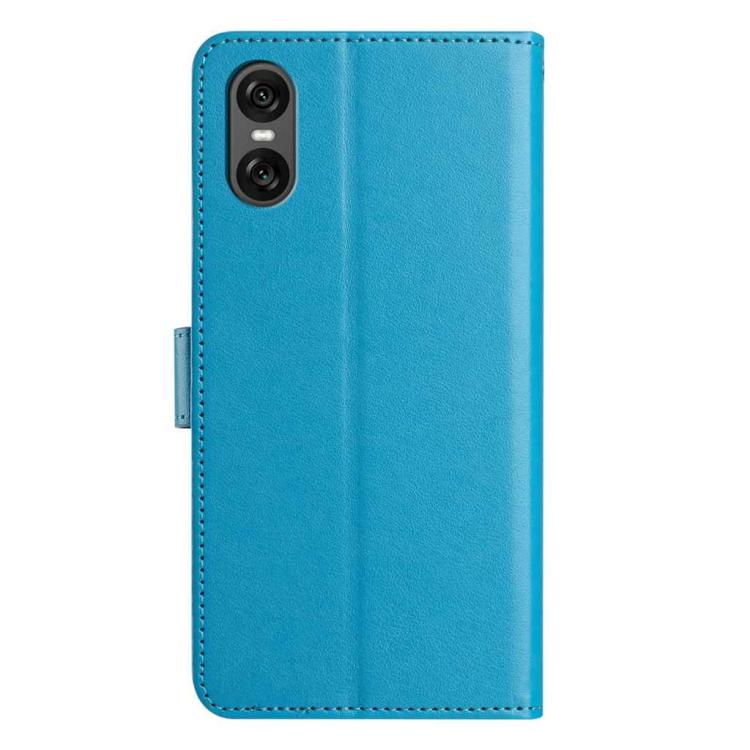 For Sony Xperia 10 VI Lambskin 8-card Slot Leather Phone Case