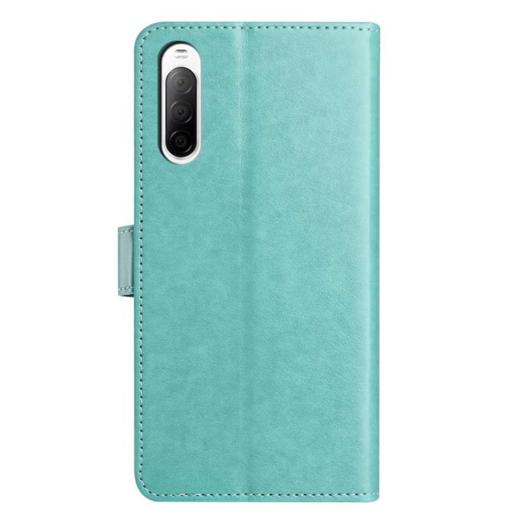 For Sony Xperia 10 V Lambskin 8-card Slot Leather Phone Case