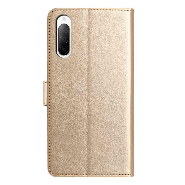 For Sony Xperia 10 V Lambskin 8-card Slot Leather Phone Case