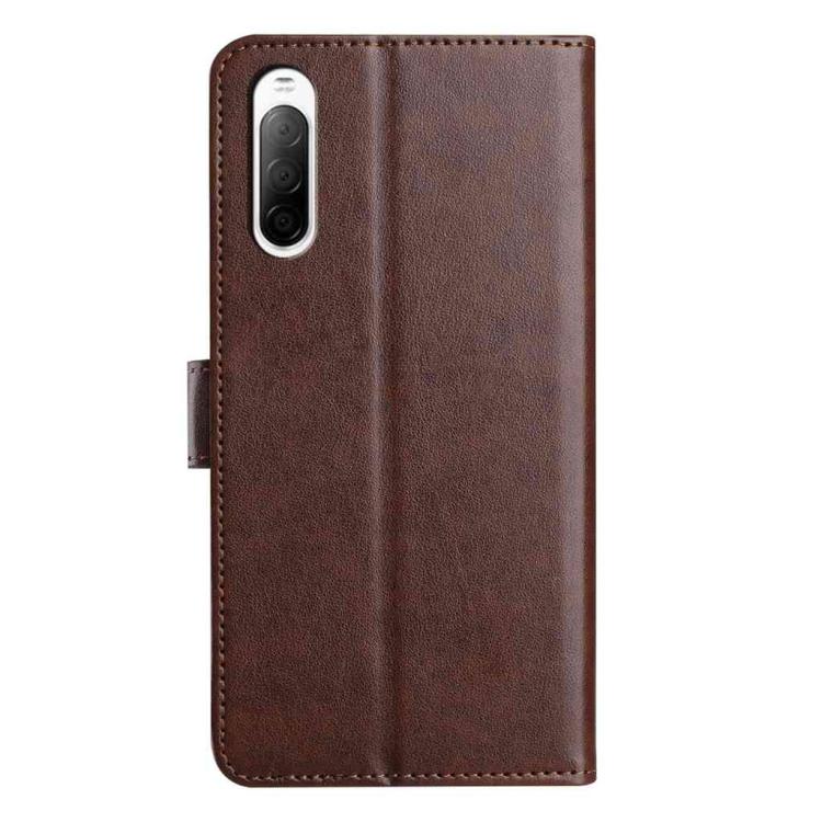 For Sony Xperia 10 V Lambskin 8-card Slot Leather Phone Case