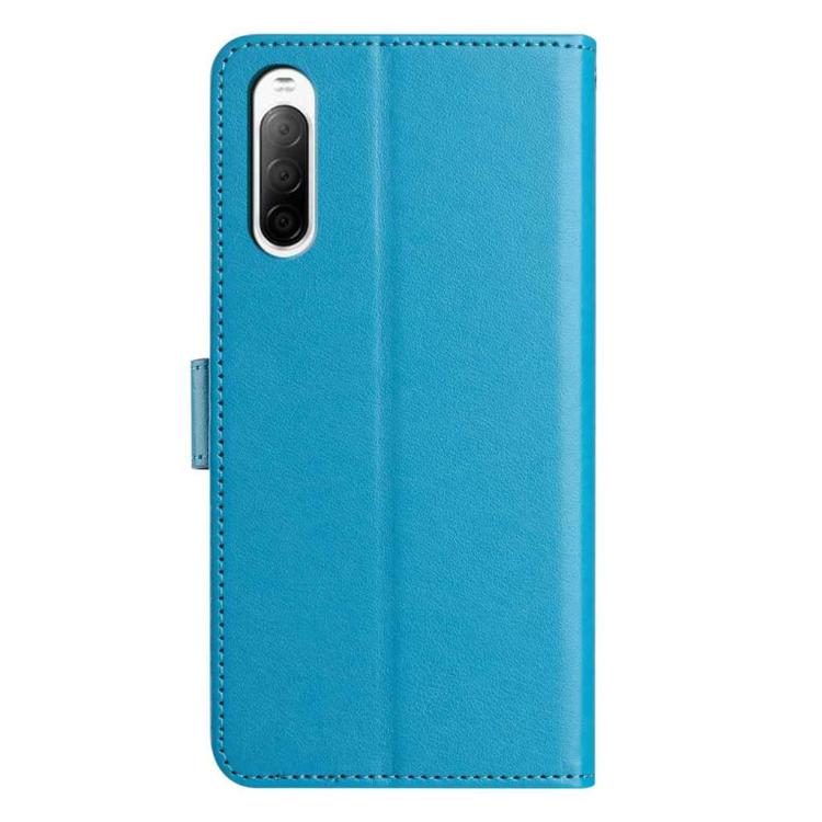 For Sony Xperia 10 V Lambskin 8-card Slot Leather Phone Case