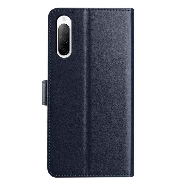For Sony Xperia 10 V Lambskin 8-card Slot Leather Phone Case