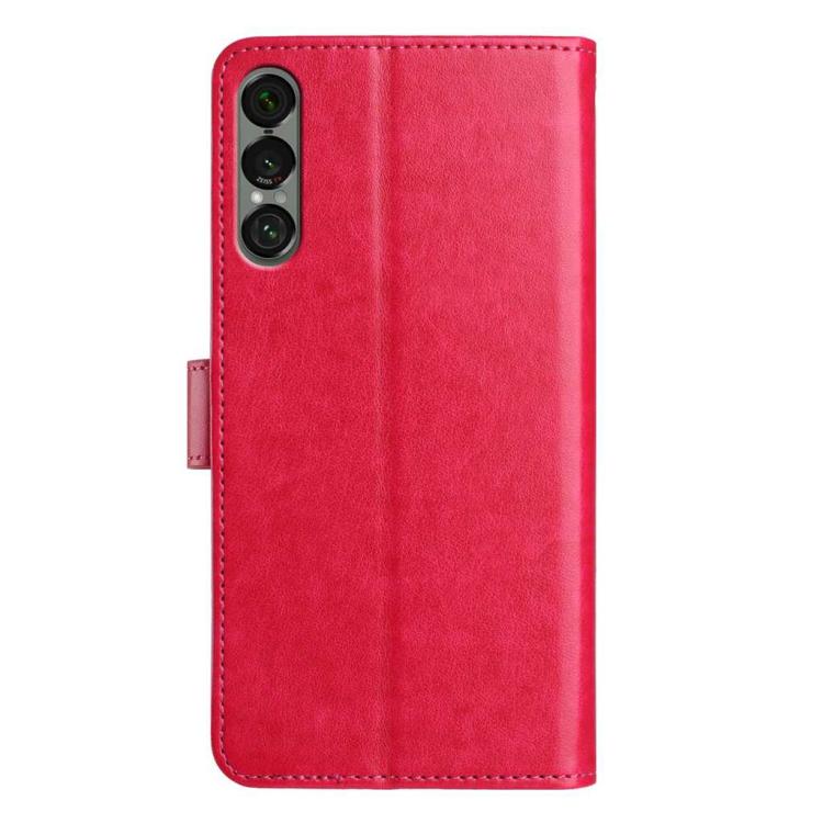 For Sony Xperia 1 VII Lambskin 8-card Slot Leather Phone Case