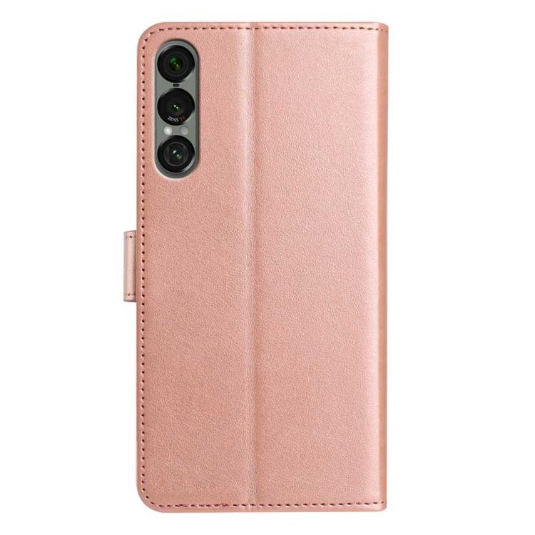 For Sony Xperia 1 VII Lambskin 8-card Slot Leather Phone Case