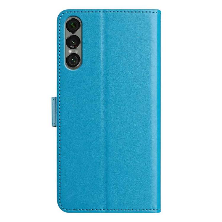 For Sony Xperia 1 VII Lambskin 8-card Slot Leather Phone Case