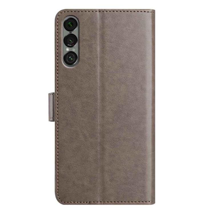 For Sony Xperia 1 VII Lambskin 8-card Slot Leather Phone Case