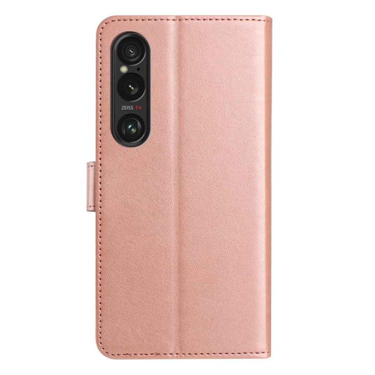 For Sony Xperia 1 VI Lambskin 8-card Slot Leather Phone Case