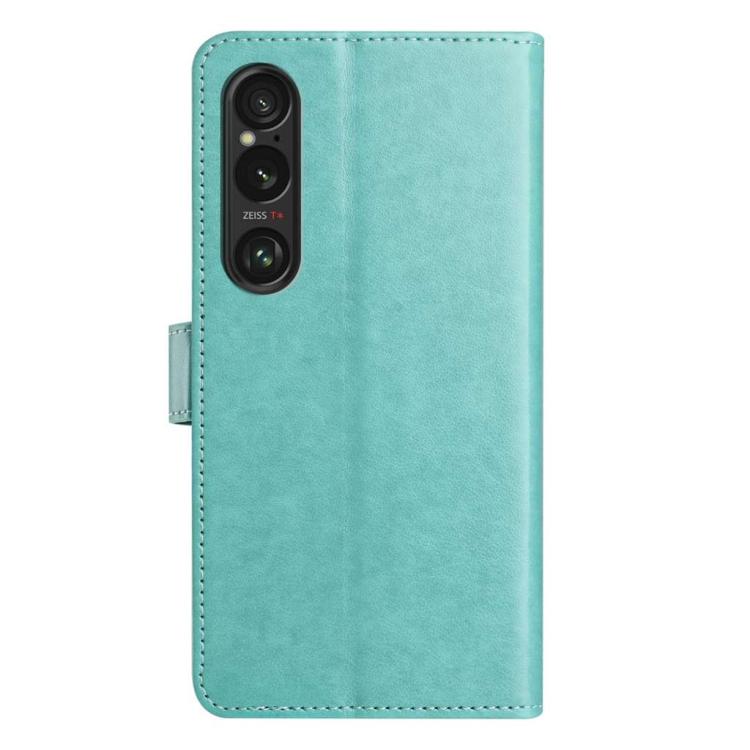 For Sony Xperia 1 VI Lambskin 8-card Slot Leather Phone Case
