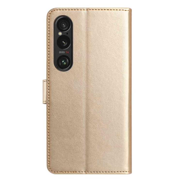 For Sony Xperia 1 VI Lambskin 8-card Slot Leather Phone Case