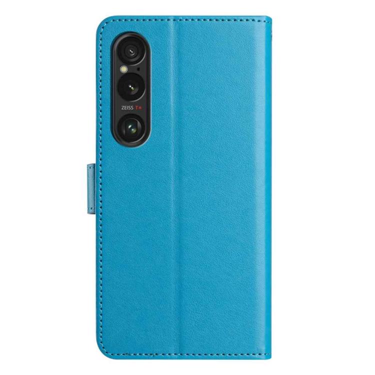 For Sony Xperia 1 VI Lambskin 8-card Slot Leather Phone Case