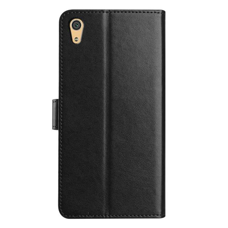 For Sony Xperia Z4v Lambskin 8-card Slot Leather Phone Case