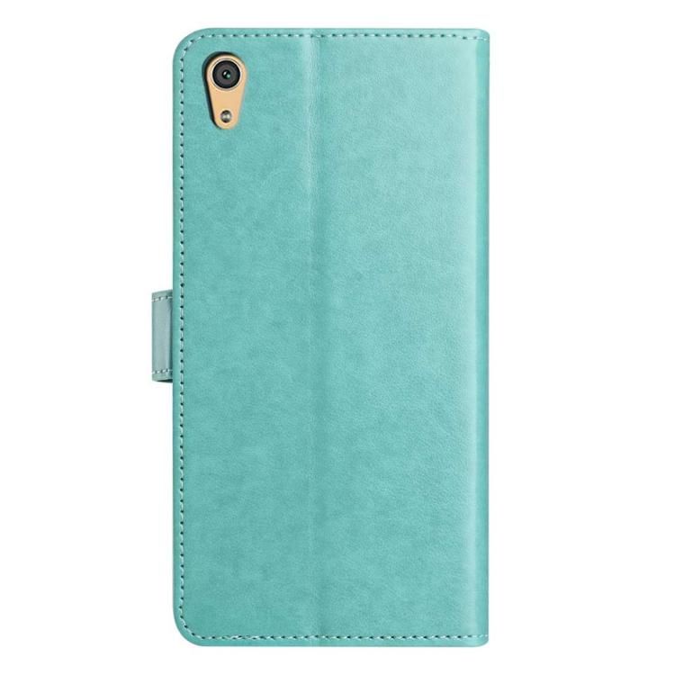 For Sony Xperia Z4v Lambskin 8-card Slot Leather Phone Case