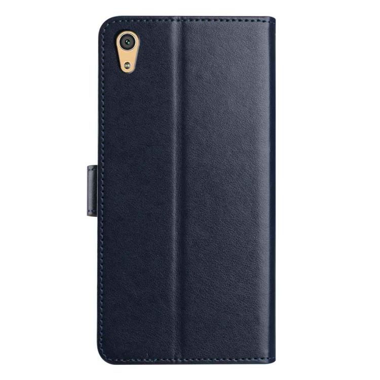 For Sony Xperia Z4v Lambskin 8-card Slot Leather Phone Case