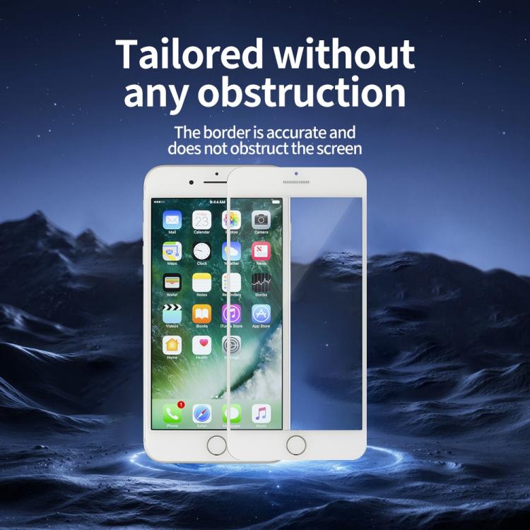 For iPhone SE 2022 / SE 2020 / 8 / 7 Do As You Wish Silk Screen Printed HD Tempered Glass Film