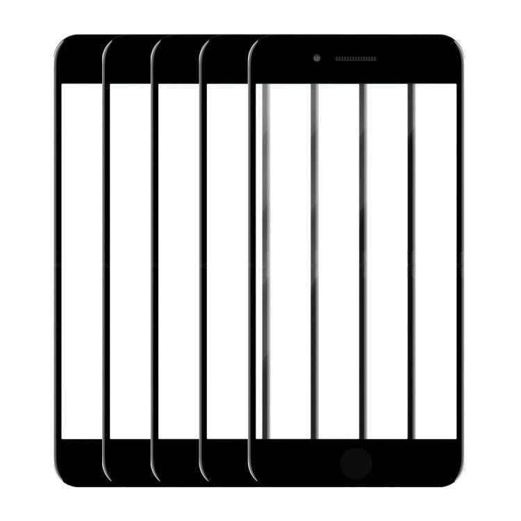 For iPhone SE 2022 / SE 2020 / 8 / 7 5pcs / Pack Do As You Wish Silk Screen Printed HD Tempered Glass Film