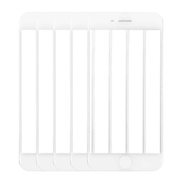 For iPhone 8 Plus / 7 Plus 5pcs / Pack Do As You Wish Silk Screen Printed HD Tempered Glass Film