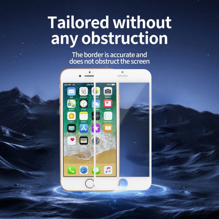 For iPhone 8 Plus / 7 Plus 5pcs / Pack Do As You Wish Silk Screen Printed HD Tempered Glass Film