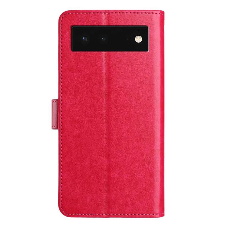 For Google Pixel 6 Lambskin 8-card Slot Leather Phone Case