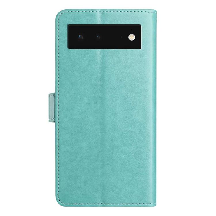 For Google Pixel 6 Lambskin 8-card Slot Leather Phone Case