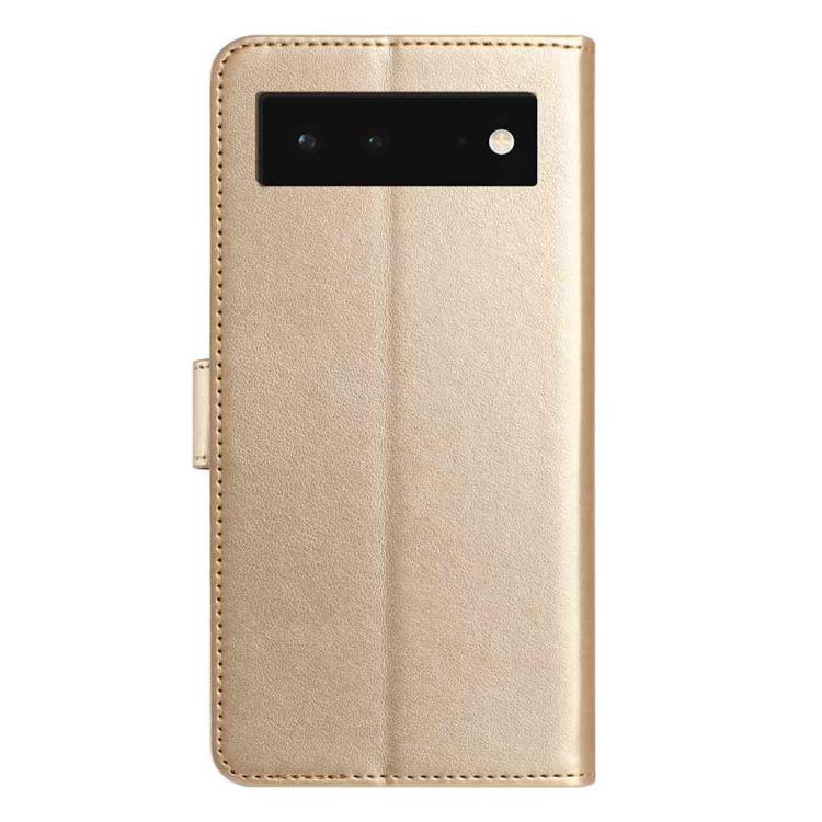 For Google Pixel 6 Lambskin 8-card Slot Leather Phone Case