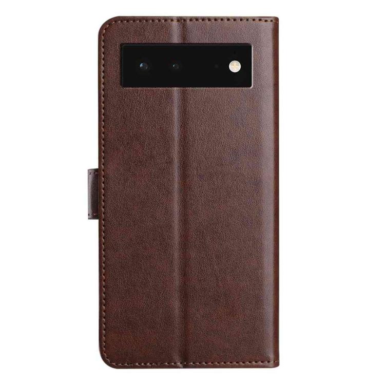 For Google Pixel 6 Lambskin 8-card Slot Leather Phone Case