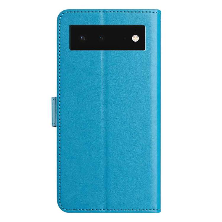 For Google Pixel 6 Lambskin 8-card Slot Leather Phone Case