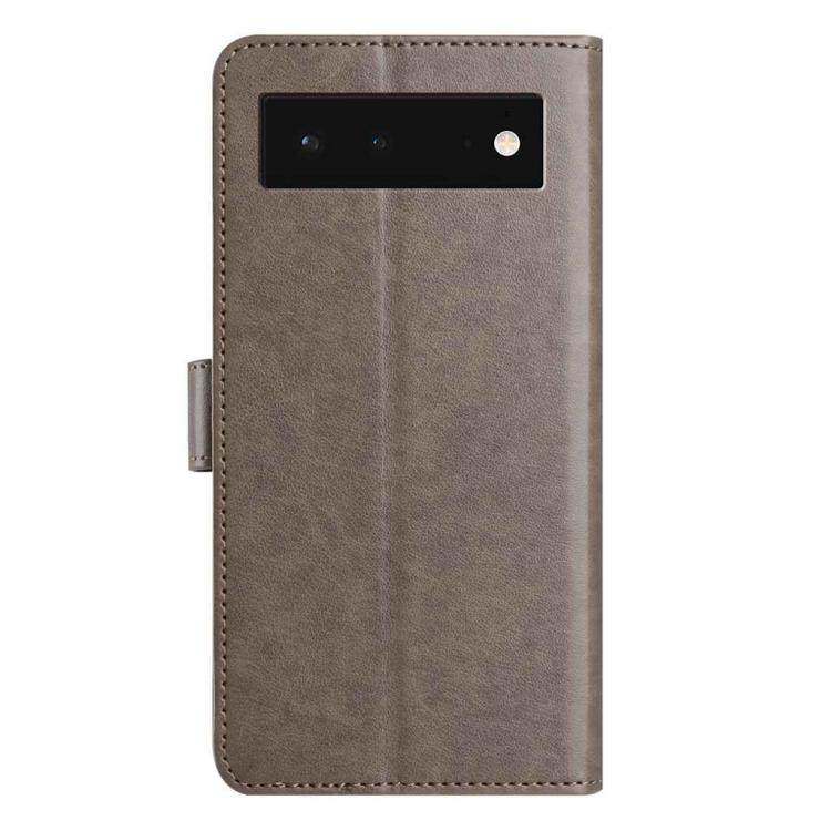 For Google Pixel 6 Lambskin 8-card Slot Leather Phone Case