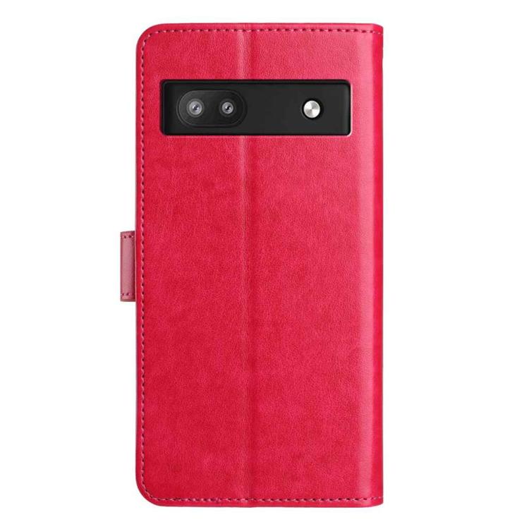 For Google Pixel 6a Lambskin 8-card Slot Leather Phone Case