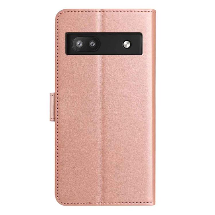 For Google Pixel 6a Lambskin 8-card Slot Leather Phone Case