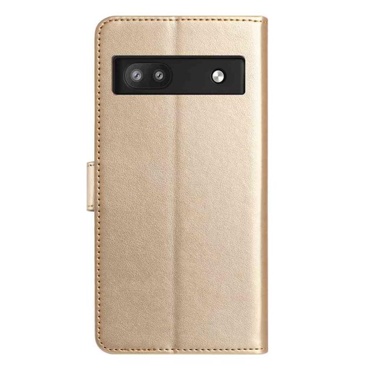 For Google Pixel 6a Lambskin 8-card Slot Leather Phone Case