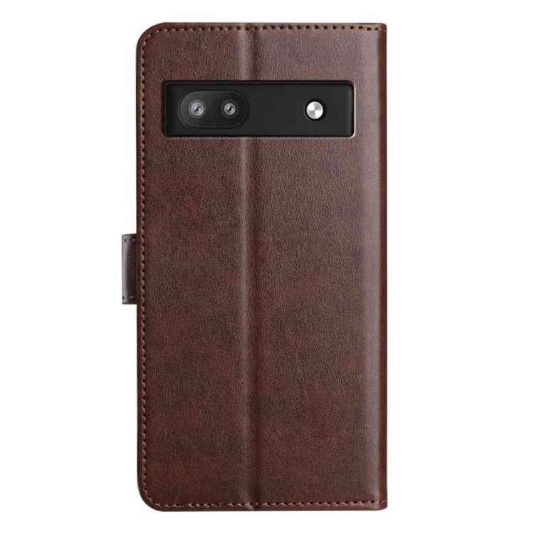 For Google Pixel 6a Lambskin 8-card Slot Leather Phone Case