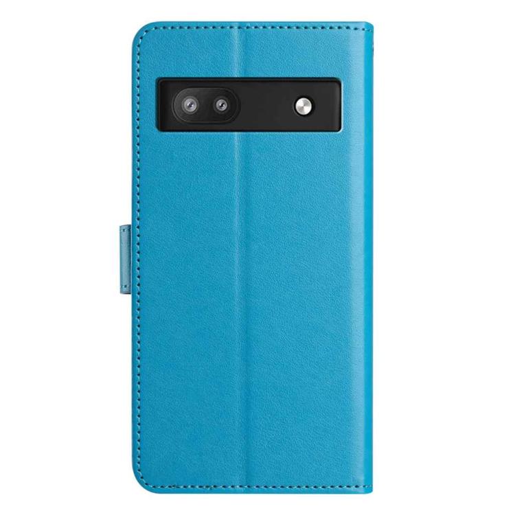 For Google Pixel 6a Lambskin 8-card Slot Leather Phone Case