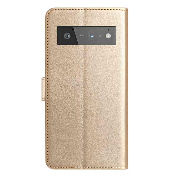 For Google Pixel 6 Pro Lambskin 8-card Slot Leather Phone Case