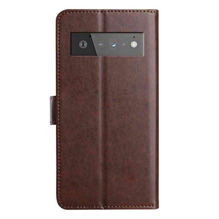 For Google Pixel 6 Pro Lambskin 8-card Slot Leather Phone Case