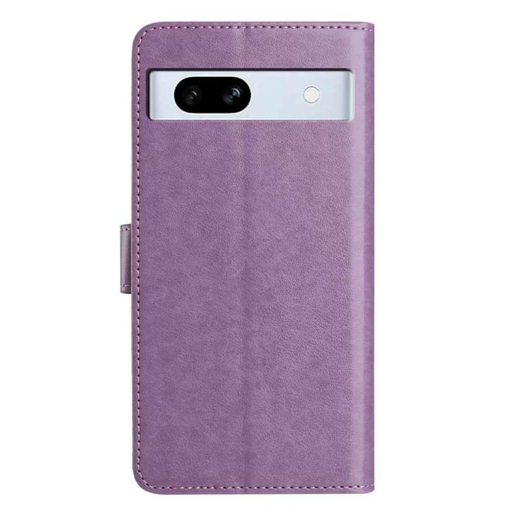 For Google Pixel 7a Lambskin 8-card Slot Leather Phone Case