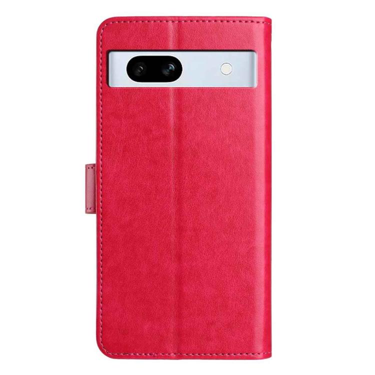 For Google Pixel 7a Lambskin 8-card Slot Leather Phone Case