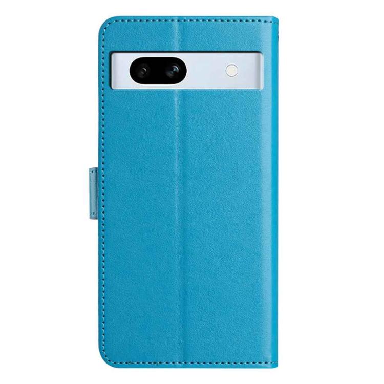 For Google Pixel 7a Lambskin 8-card Slot Leather Phone Case
